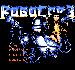 RoboCop 3 (USA) Title Screen